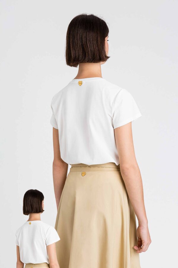 Тениска с бродерия Twinset