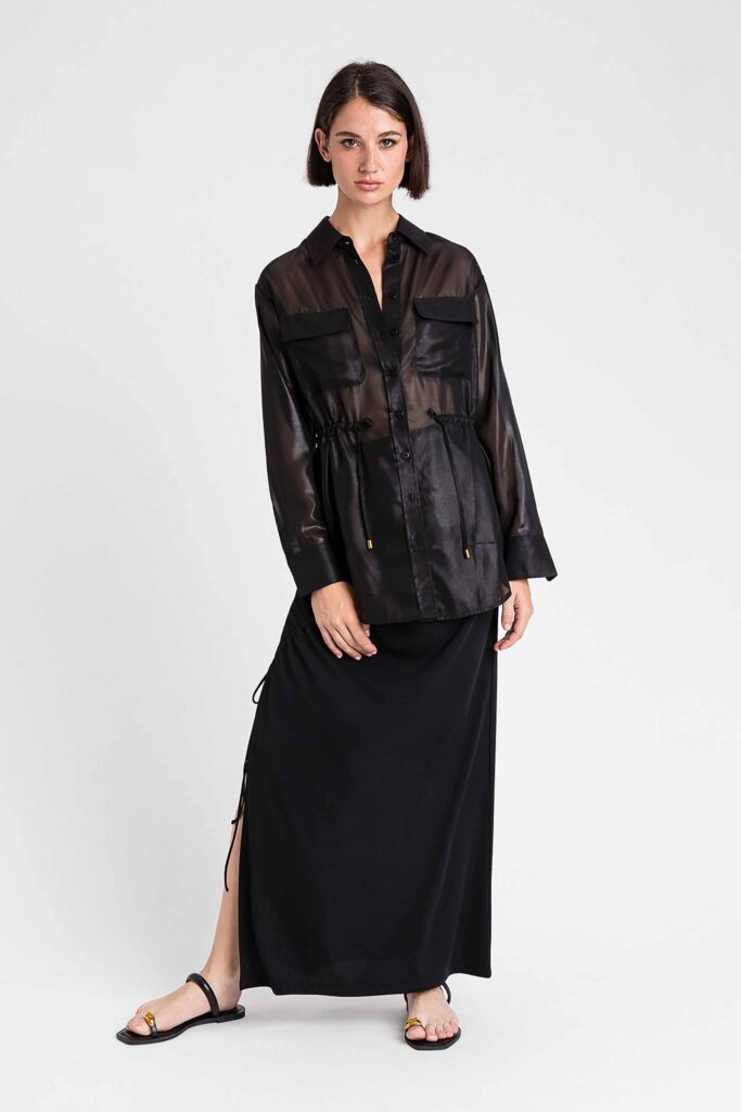 Ламинирана риза от жоржет Twinset