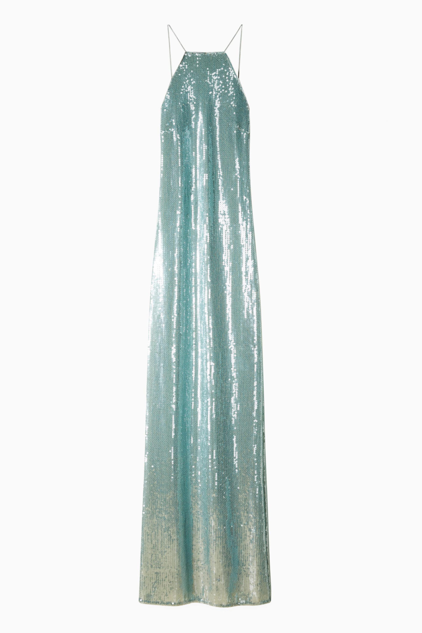 8A1567_J326_G615_6 Дълга рокля от тюл с пайети Patrizia Pepe