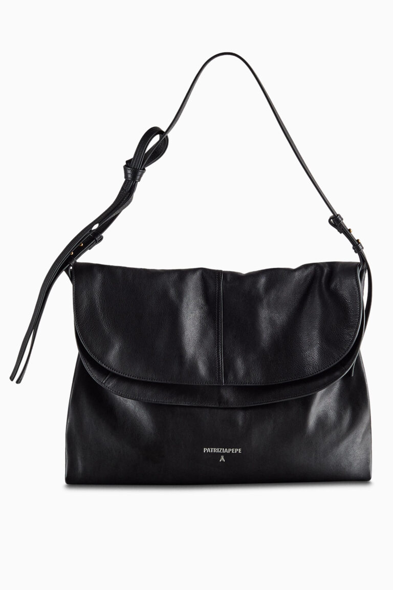 Кожена чанта "Radical Boho" с капак Patrizia Pepe