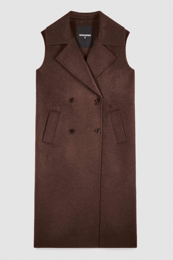 Палто без ръкави от вълна и алпака Patrizia Pepe