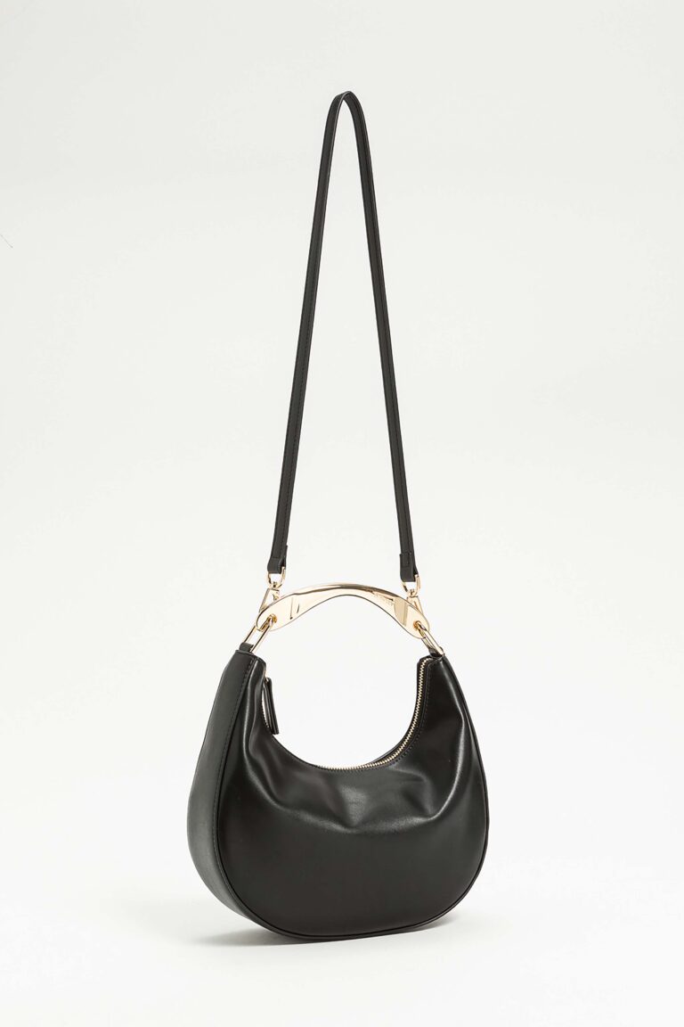 Чанта тип "кроасан" с метална дръжка Twinset