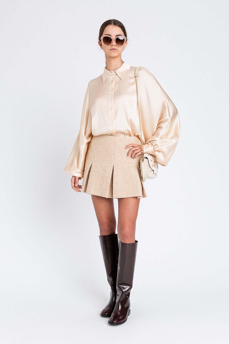 Мини пола от букле с пайети Twinset