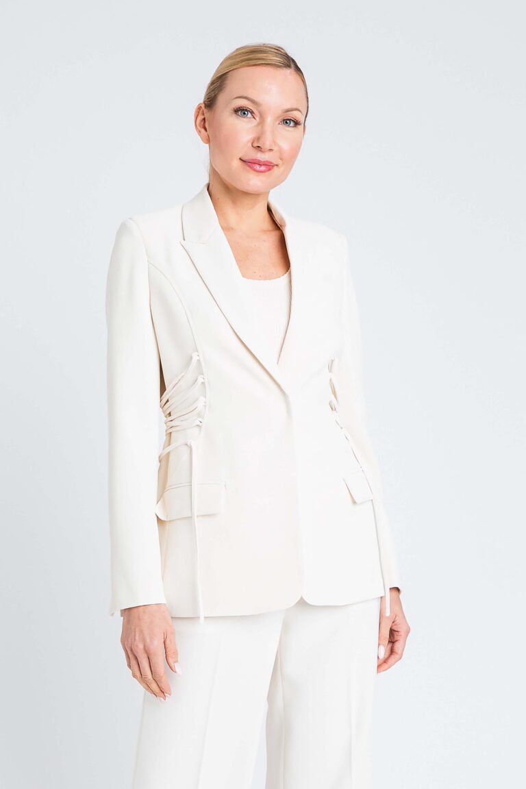 Креп кади блейзър с връзки Twinset