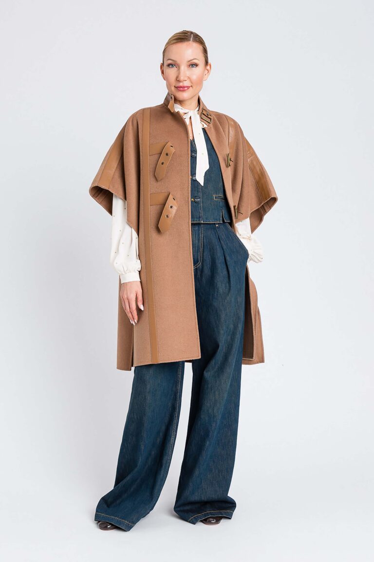 Широки дънки с плисета Twinset