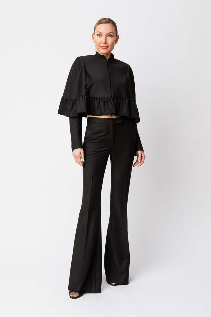 Яке с пелерина от вълнена смес Twinset