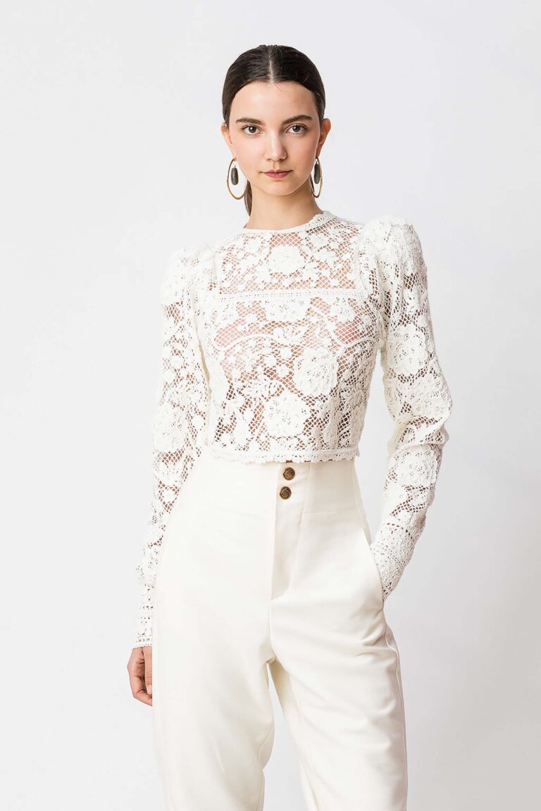 Блуза от вълнена смес Twinset