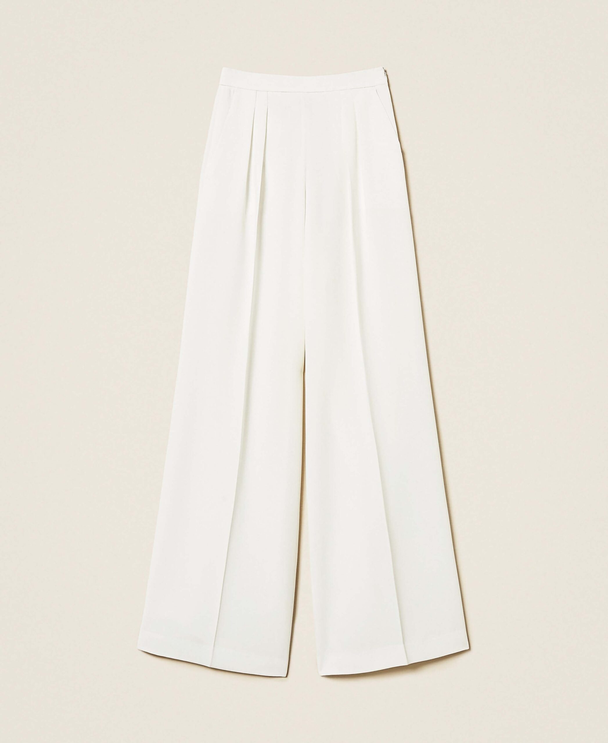 252TT2401_00282_S0 Широк панталон от креп Twinset