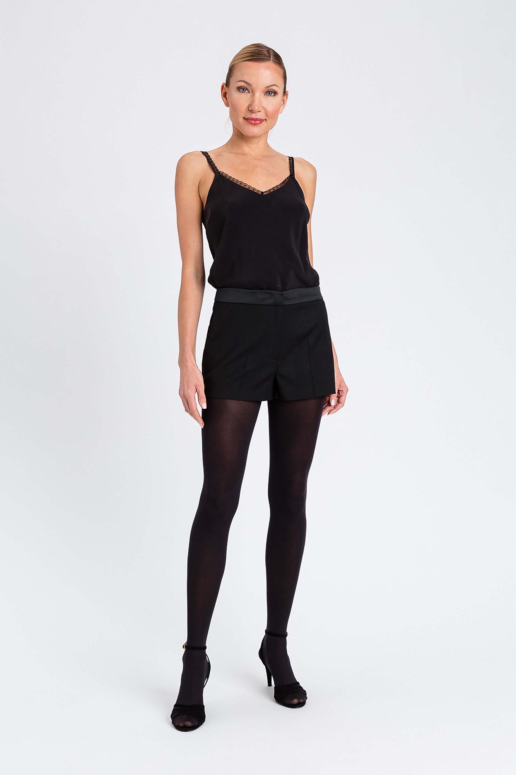 252TT2411-10 Топ от крепдешин от копринена смес Twinset