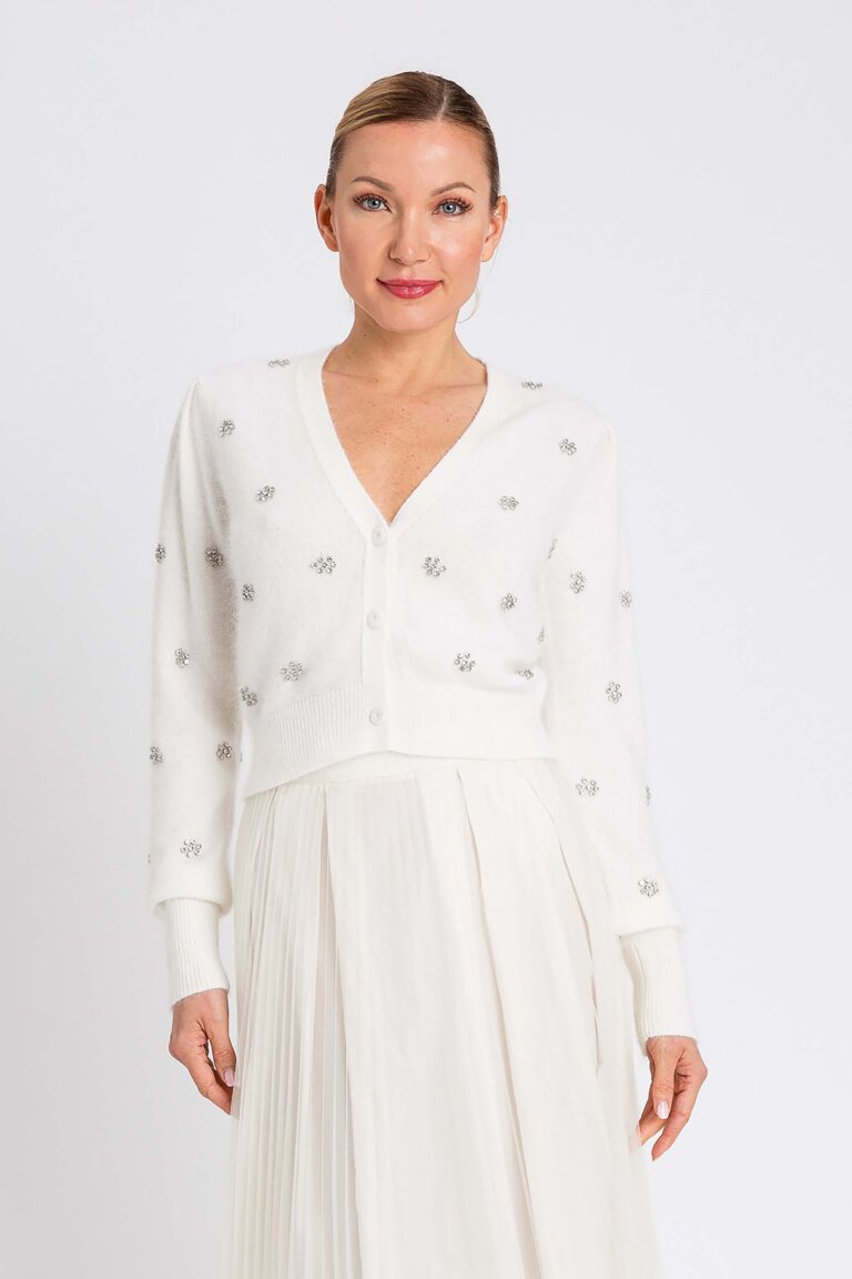 Жилетка от ангора с бродерия Twinset