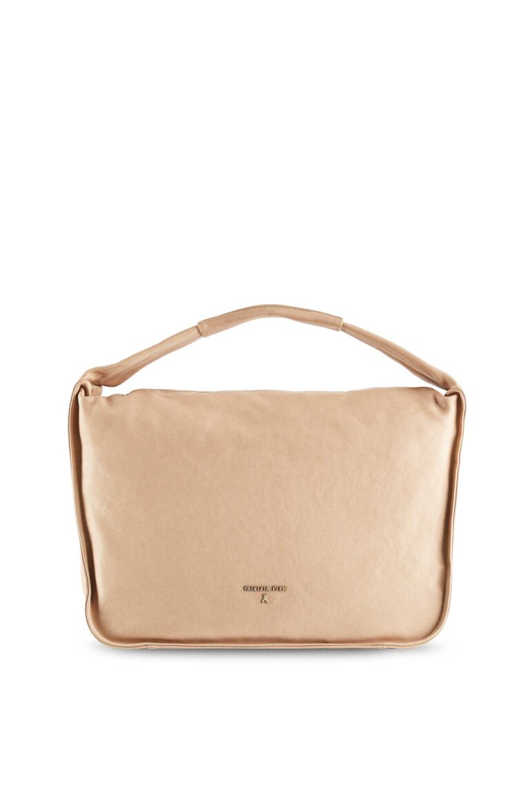 Чанта за през рамо от кожа, среден размер, тип „хобо“ Patrizia Pepe