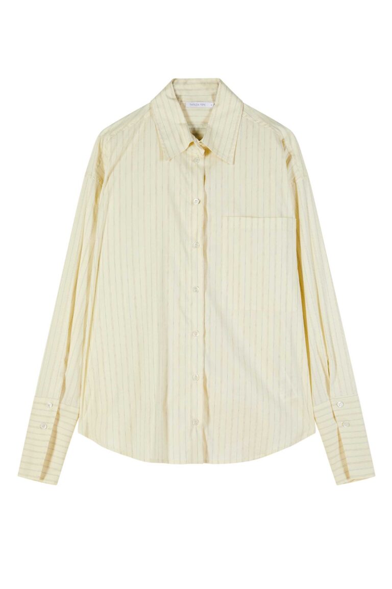 Оувърсайз риза на райета Patrizia Pepe