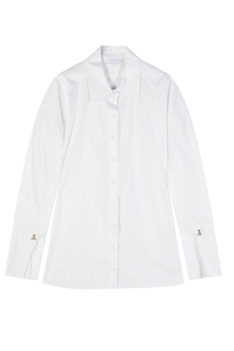 Поплинова риза с изрязан гръб Patrizia Pepe