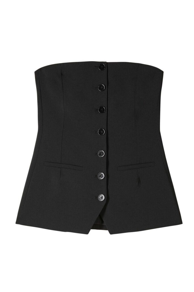 Бюстие от креп с копчета Patrizia Pepe