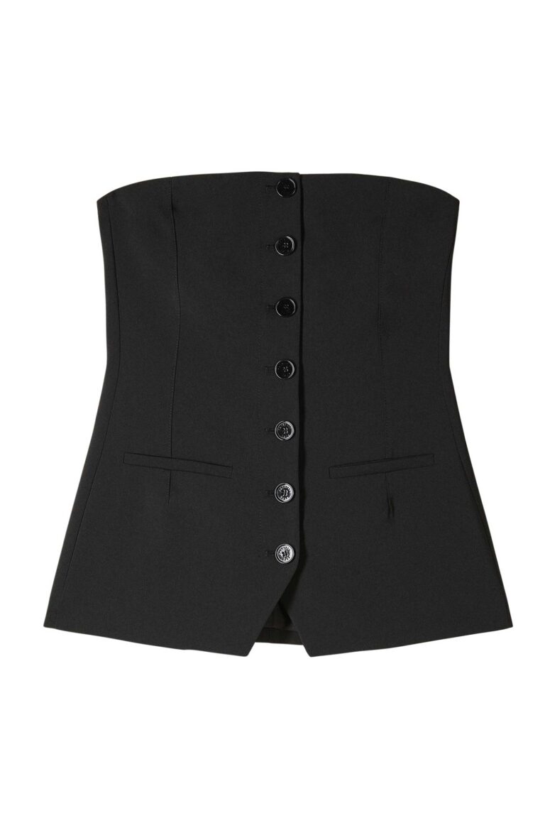 Бюстие от креп с копчета Patrizia Pepe