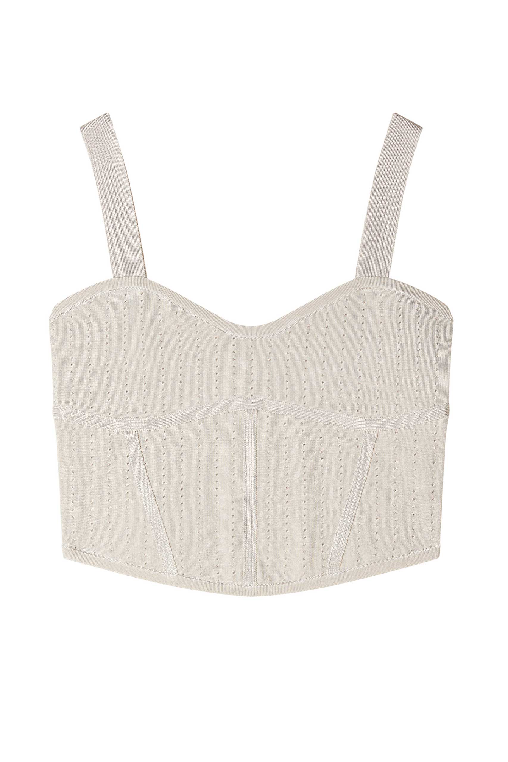 8K0372_K315_S748_6 Бюстие от плетиво от жакард Patrizia Pepe