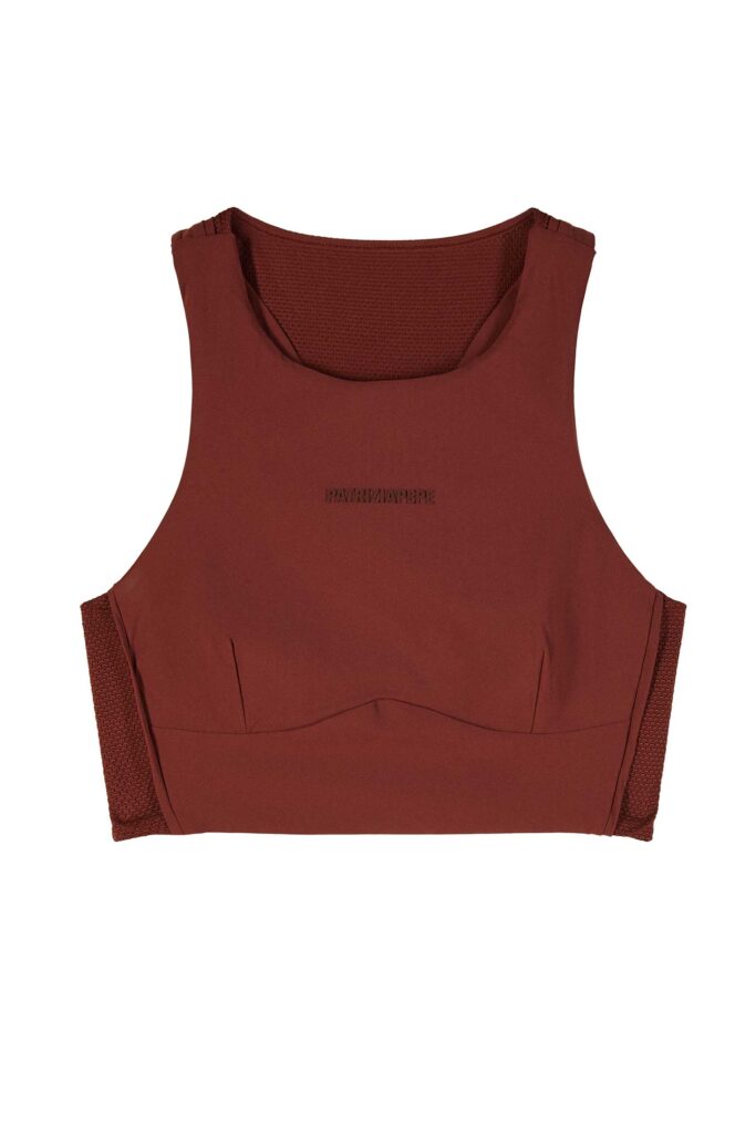 Технически джърси топ Patrizia Pepe, кафяв