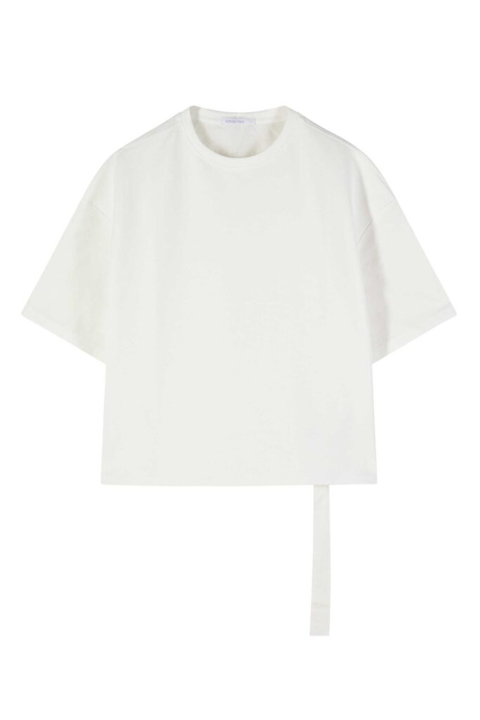 Тениска от смесена материя Patrizia Pepe