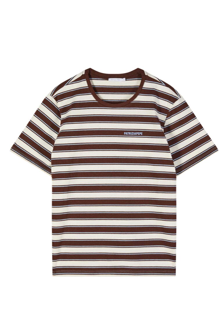 Раирана памучна тениска Patrizia Pepe