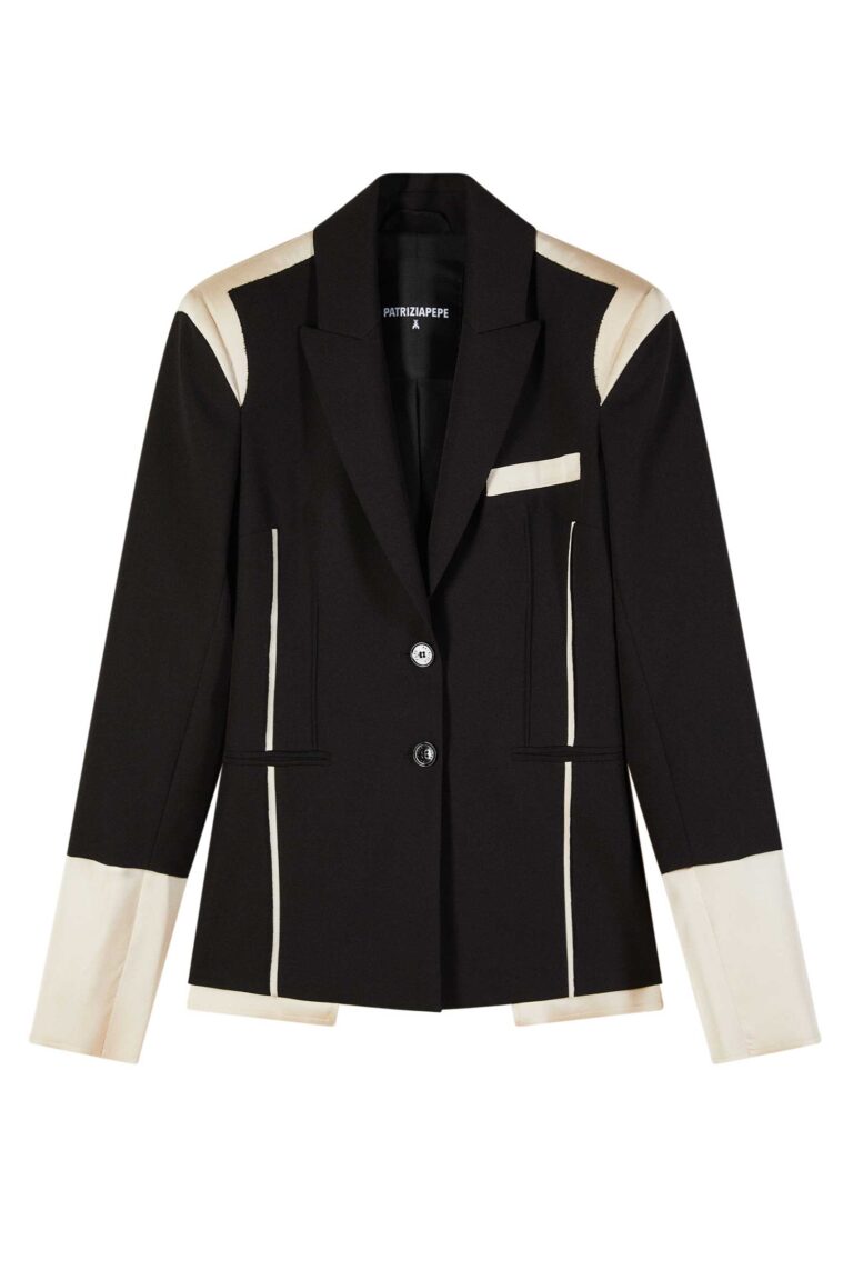 Тънък блейзър с цветни блокове Patrizia Pepe